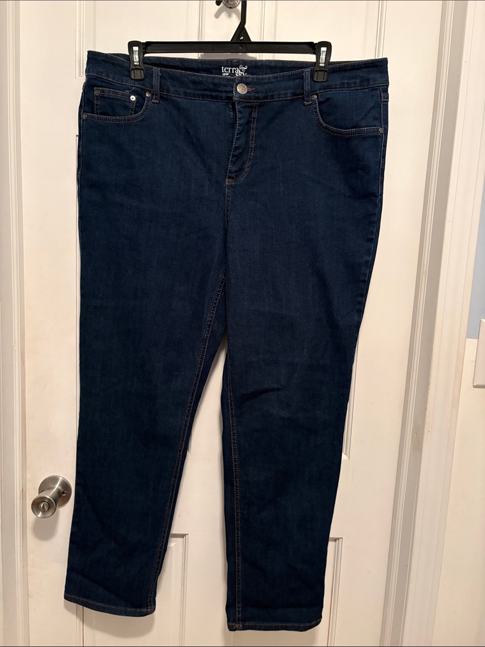 Terra & sky dark Blue Women's Slim Jeans size 18W